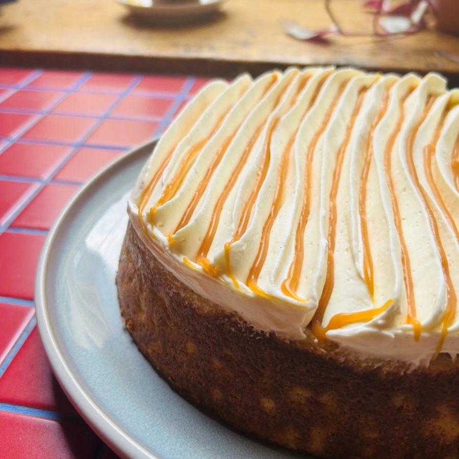 Cheesecake caramel maison