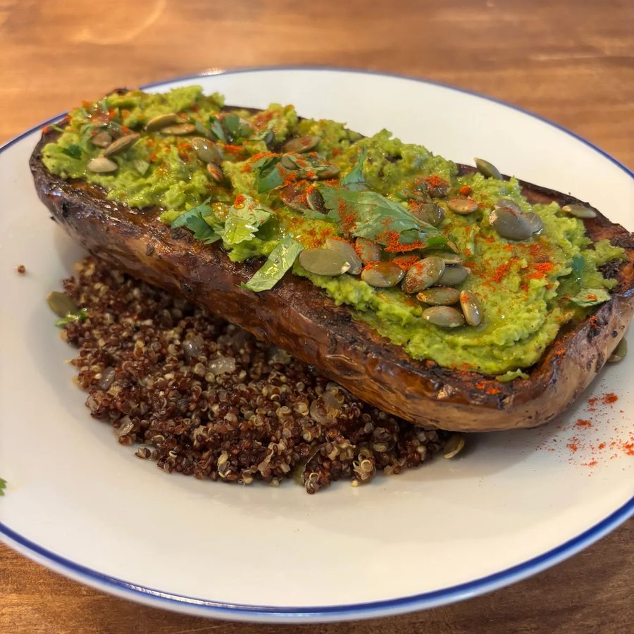 Tartine d'avocat sur quinoa